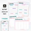 weekly lesson plan templates